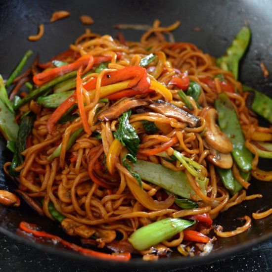 Vegetable Lo Mein -   23 vegetarian chinese recipes
 ideas