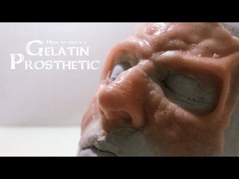 How to create a Gelatin Prosthetic (sculpt, mold, cast) - YouTube -   24 diy face cast
 ideas