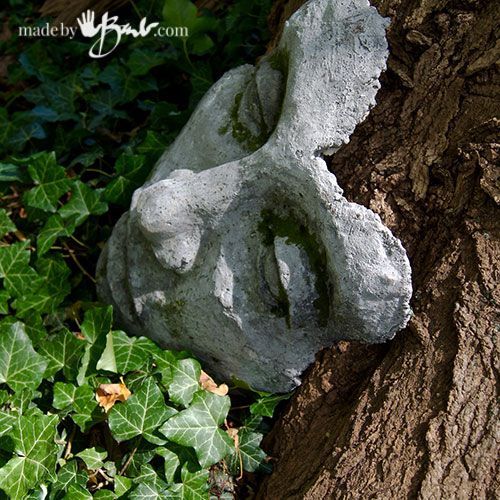 DIY Concrete Face Garden Sculpture Mold - Made By Barb - easy mold making of your face sculpture -   24 diy face cast
 ideas