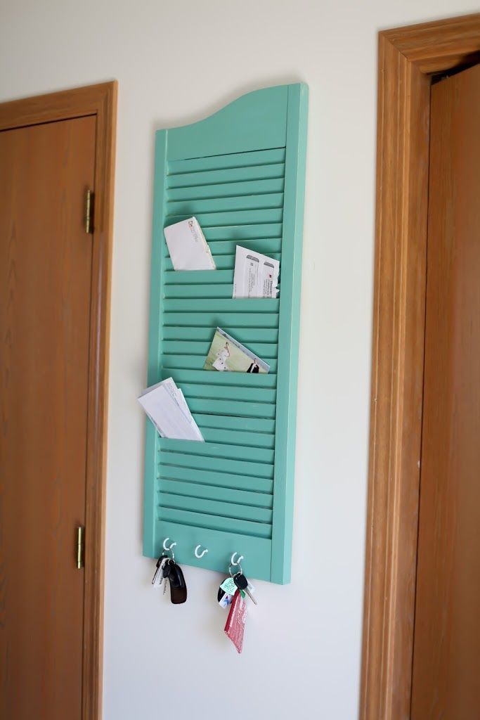 16 Clever Storage Ideas Using Repurposed Finds -   24 diy organization mail ideas