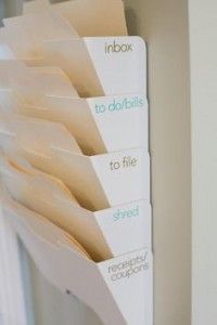 Get Rid of Paper Clutter Once and for All - Here's How -   24 diy organization mail ideas