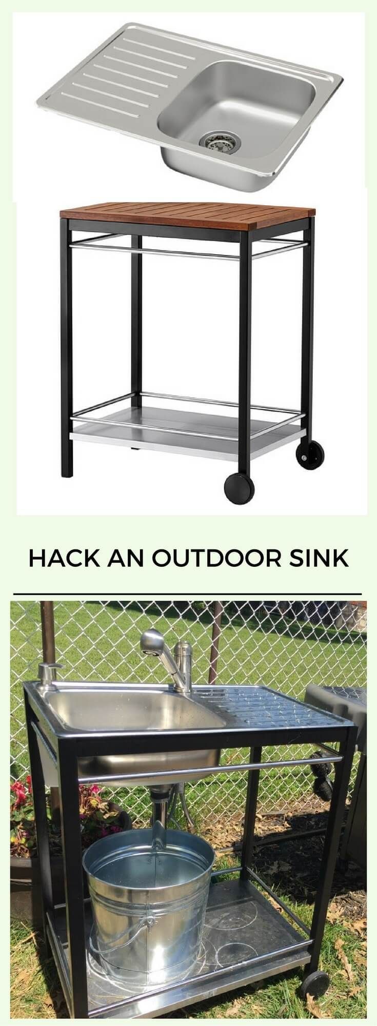 Outdoor sink: A perfect Summer project -   24 diy outdoor sink
 ideas