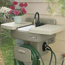 Outdoor Garden Sink Work Station -   24 diy outdoor sink
 ideas