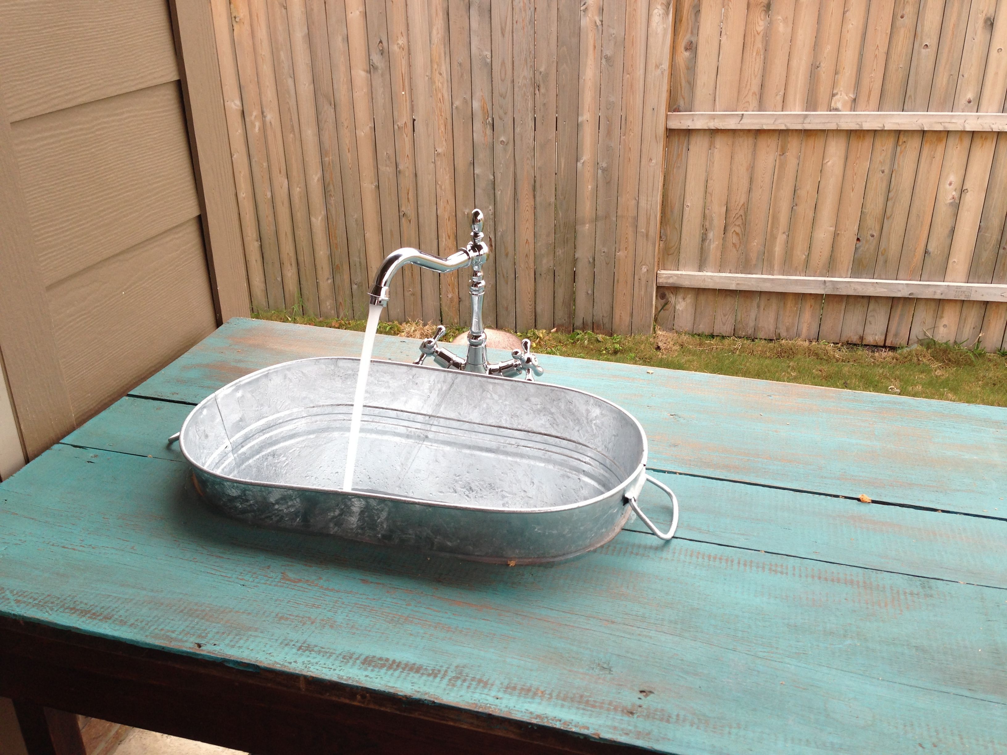 24 diy outdoor sink
 ideas