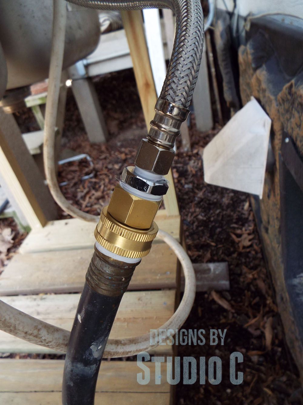 install outdoor sink faucet hose -   24 diy outdoor sink
 ideas
