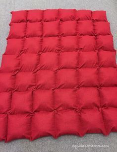 Weighted Blanket for Teen or Adult -   24 diy projects clothes
 ideas