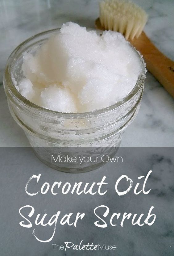 Make Your Own Coconut Oil Sugar Scrub -   24 fitness coconut oil
 ideas
