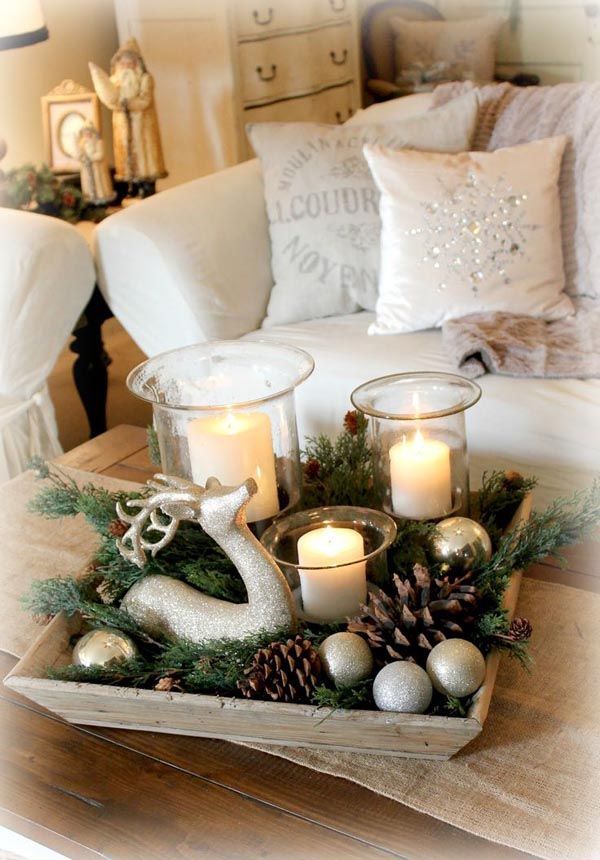 Most Popular Christmas Decorations on Pinterest -   24 green christmas decor
 ideas