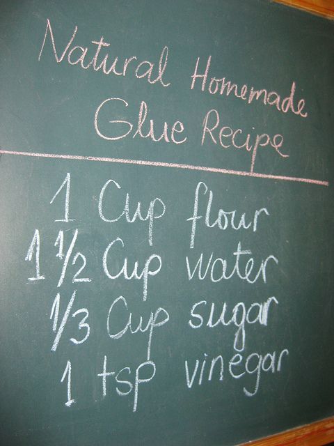 Homemade glue recipe -   24 homemade crafts supplies
 ideas