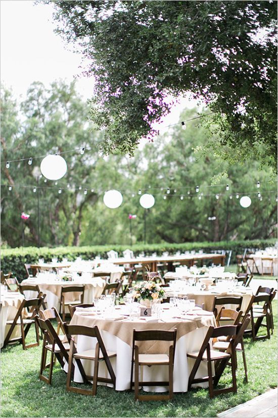 Elegant Garden Glam Wedding -   24 outdoor garden reception
 ideas