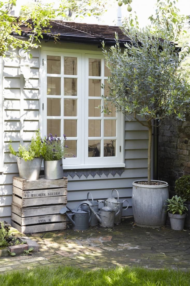Designer Visit: Rough, Rustic, and Refined with Twig Hutchinson -   24 pretty garden shed
 ideas