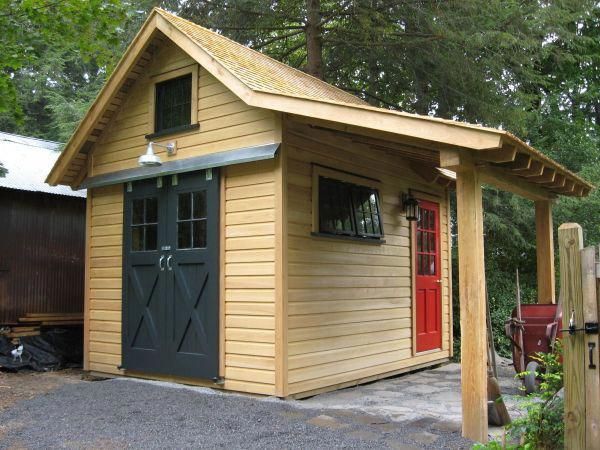 A portfolio of shed designs -   24 pretty garden shed
 ideas