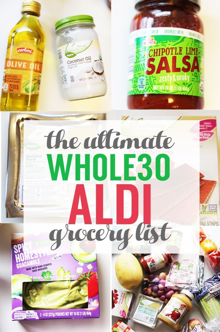 The Ultimate ALDI Whole30 Shopping List -   24 whole 30 aldi
 ideas