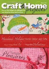 Decorating Digest Home/craft Project Magazine -   25 crafts projects things to
 ideas