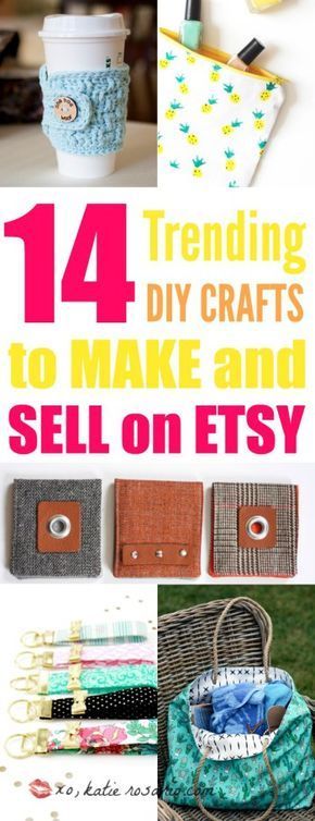 14 Trending Crafts to Make and Sell on Etsy -   25 crafts projects things to
 ideas