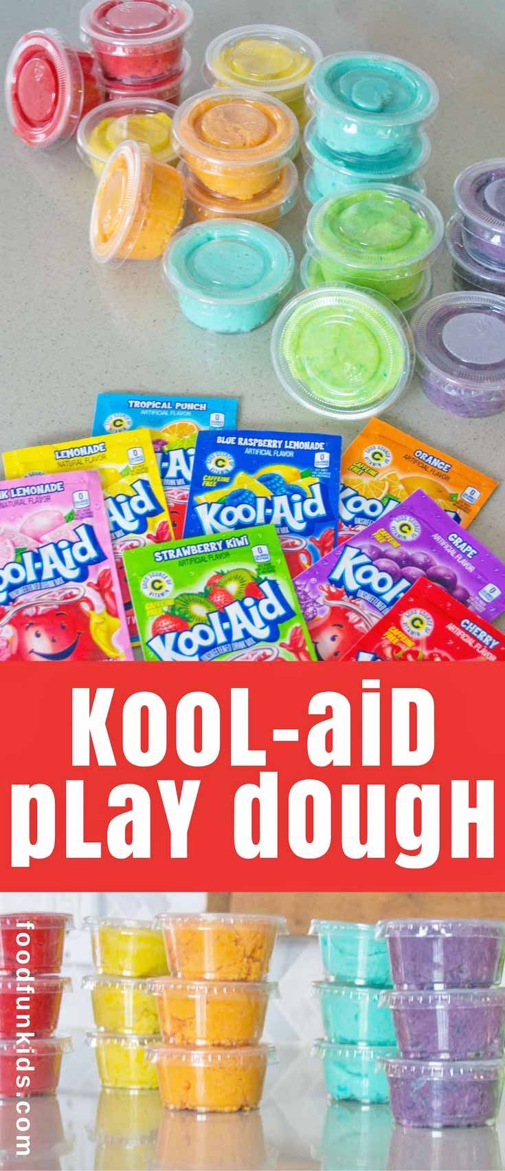 Kool-Aid Playdough -   25 crafts projects things to
 ideas