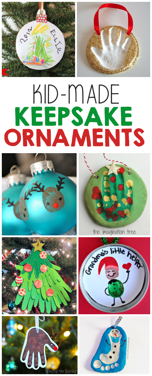 Top 20 DIY Keepsake Ornament Kid Crafts -   25 diy ornaments kids
 ideas