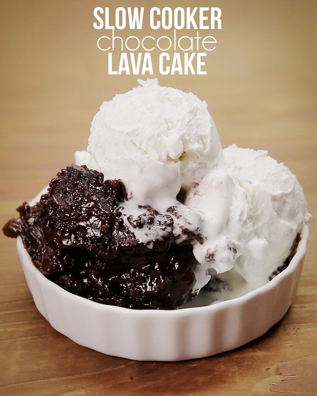 Slow-Cooker Chocolate Lava Cake -   16 slow cooker desserts
 ideas