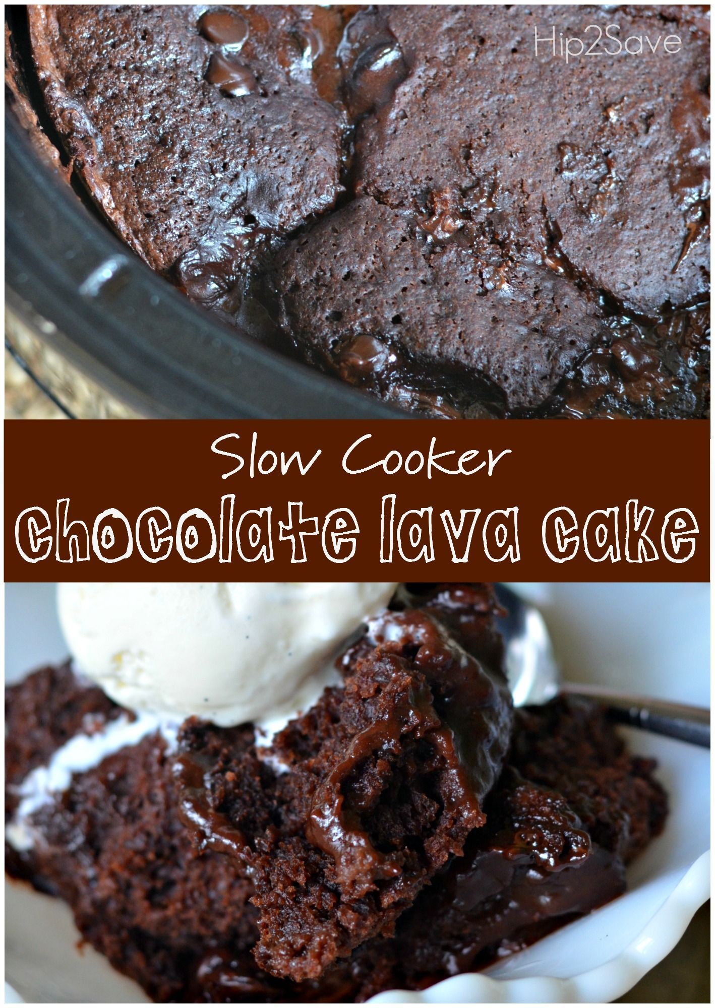 Slow Cooker Chocolate Lava Cake -   16 slow cooker desserts
 ideas