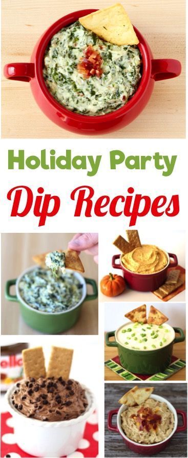 23 Easy Party Dip Recipes - perfect for Holiday Parties! | TheFrugalGirls.com -   17 dip recipes christmas
 ideas
