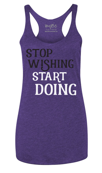 Stop Wishing Tank - Purple Rush -   17 fitness apparel
 ideas