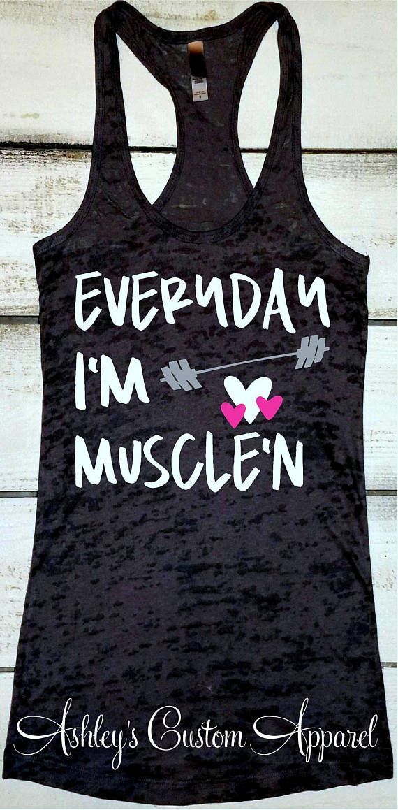 Funny Workout Tanks for Women Everyday I'm Shirt Gym Humor Funny Fitness Apparel Muscle Tank Women Trendy Gym Shirts Girls Who Lift Fit Moms -   17 fitness apparel
 ideas
