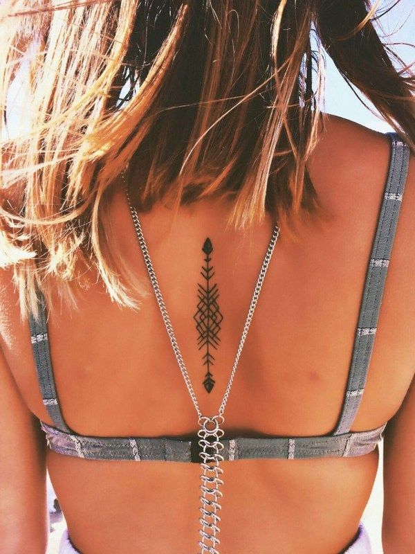 19 arrow neck tattoo
 ideas