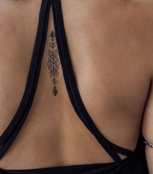 10 Beautiful Minimalist and Tiny Tattoos -   19 arrow neck tattoo
 ideas