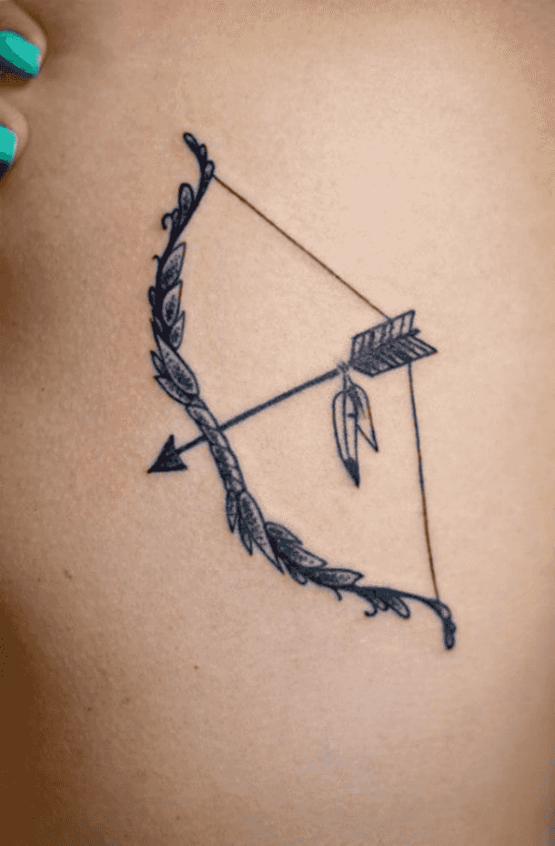 25 Best Arrow & Constellation Tattoo Ideas For Sagittarius Zodiac Signs -   19 arrow neck tattoo
 ideas