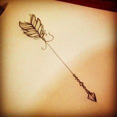 Flecha                                                       … -   19 arrow neck tattoo
 ideas