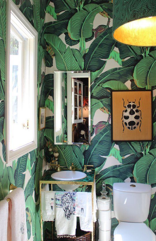 A Gallery of Leafy Plant Wallpapers, Fabrics & Prints -   19 fitness wallpaper apartment therapy
 ideas