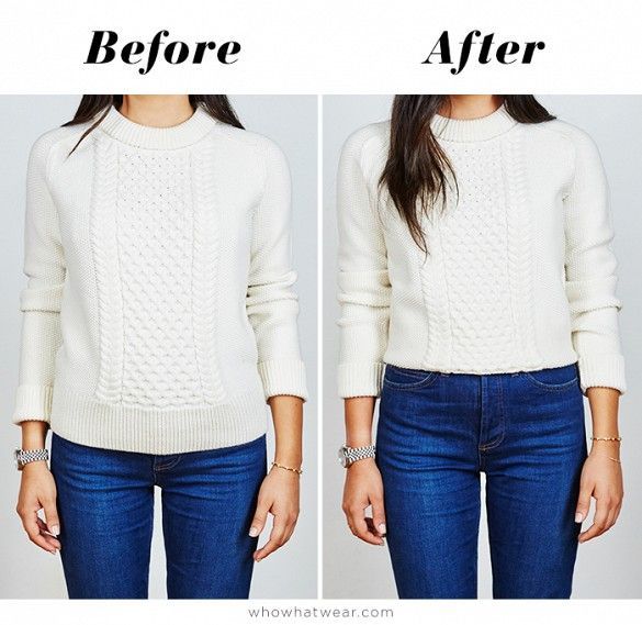 The Ultimate Sweater Hack for Short Girls -   19 short girl style
 ideas