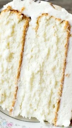 Almond Cream Cake ~ Light, moist and velvety, this cake has a homemade cooked, whipped frosting that pairs perfectly with the almond cake. -   20 almond cake recipes
 ideas
