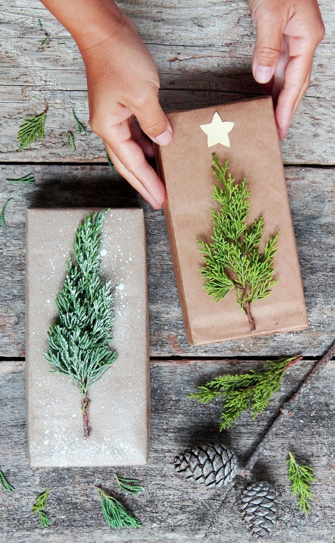 Free & Gorgeous DIY Christmas Gift Wrapping in 5 Minutes -   20 regalos diy
 ideas