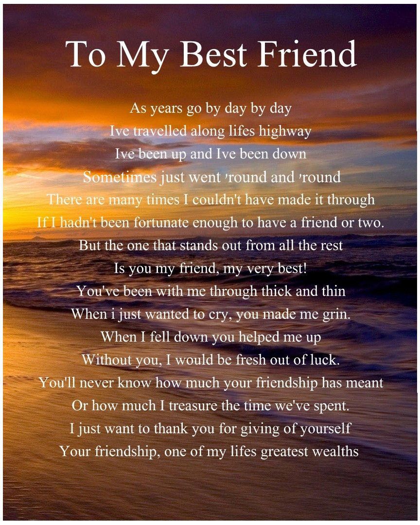 21 best friend poems
 ideas