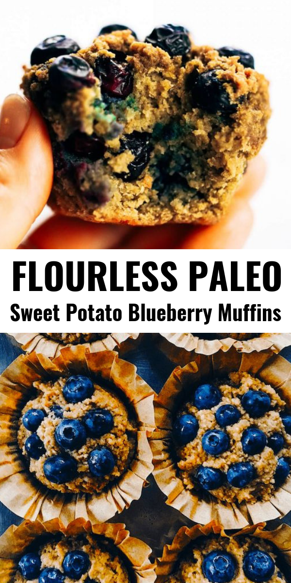 Sweet Potato Blueberry Muffins -   21 breakfast recipes on the go
 ideas