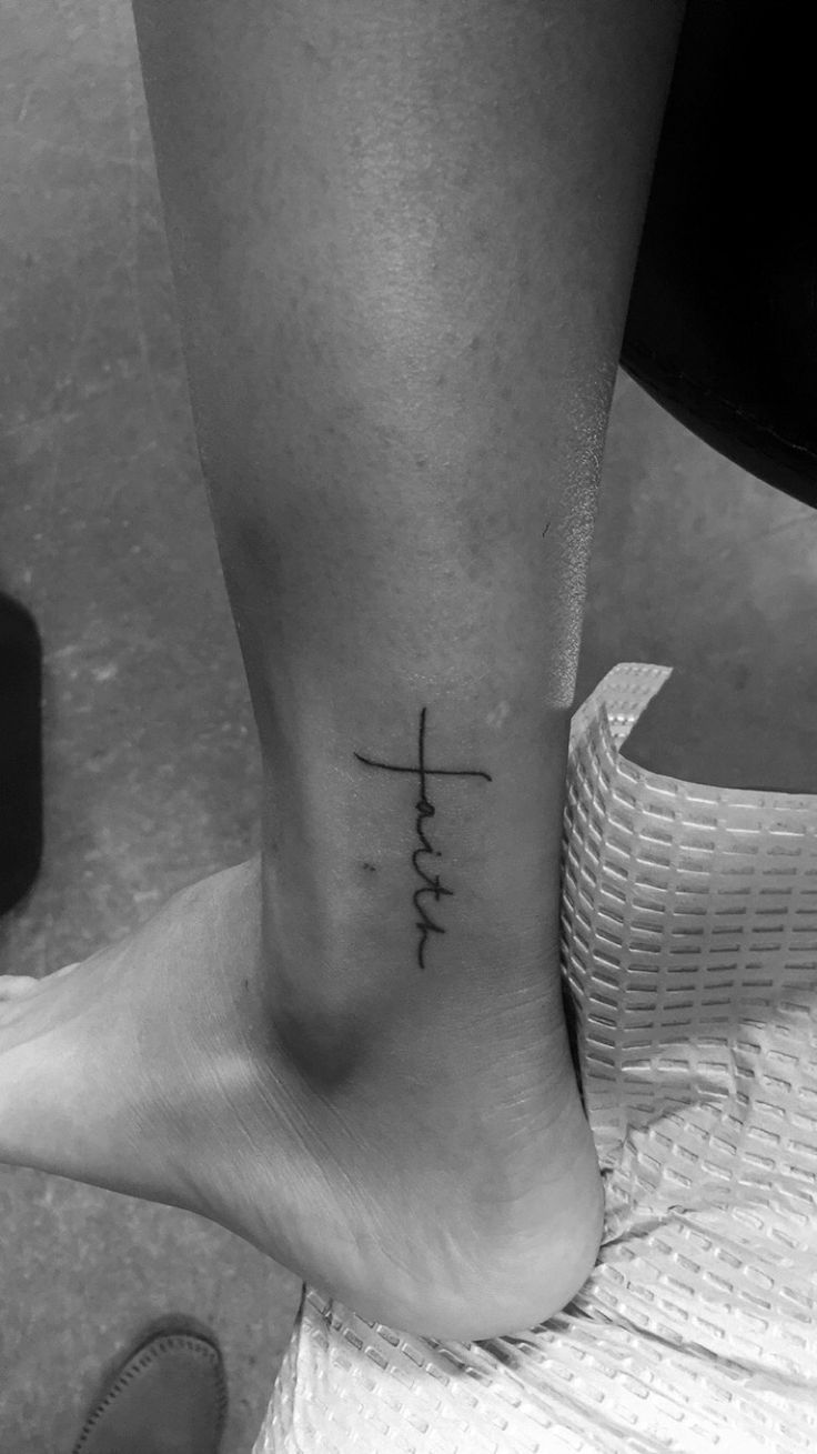 faith cross ankle tattoo -   21 compass cross tattoo
 ideas
