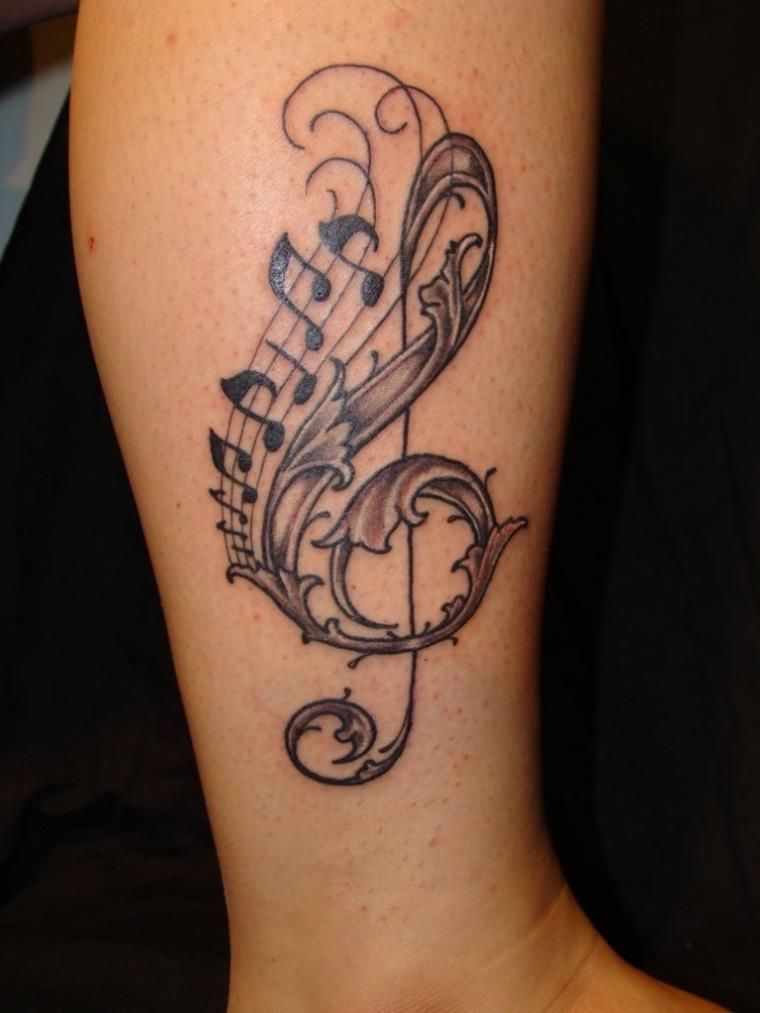 Women’s forearm tattoo in all its forms – discover! -   21 forearm tattoo music
 ideas