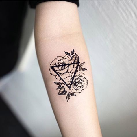 Salix Vintage Black Floral Rose Sunflower Temporary Tattoo -   21 forearm tattoo music
 ideas