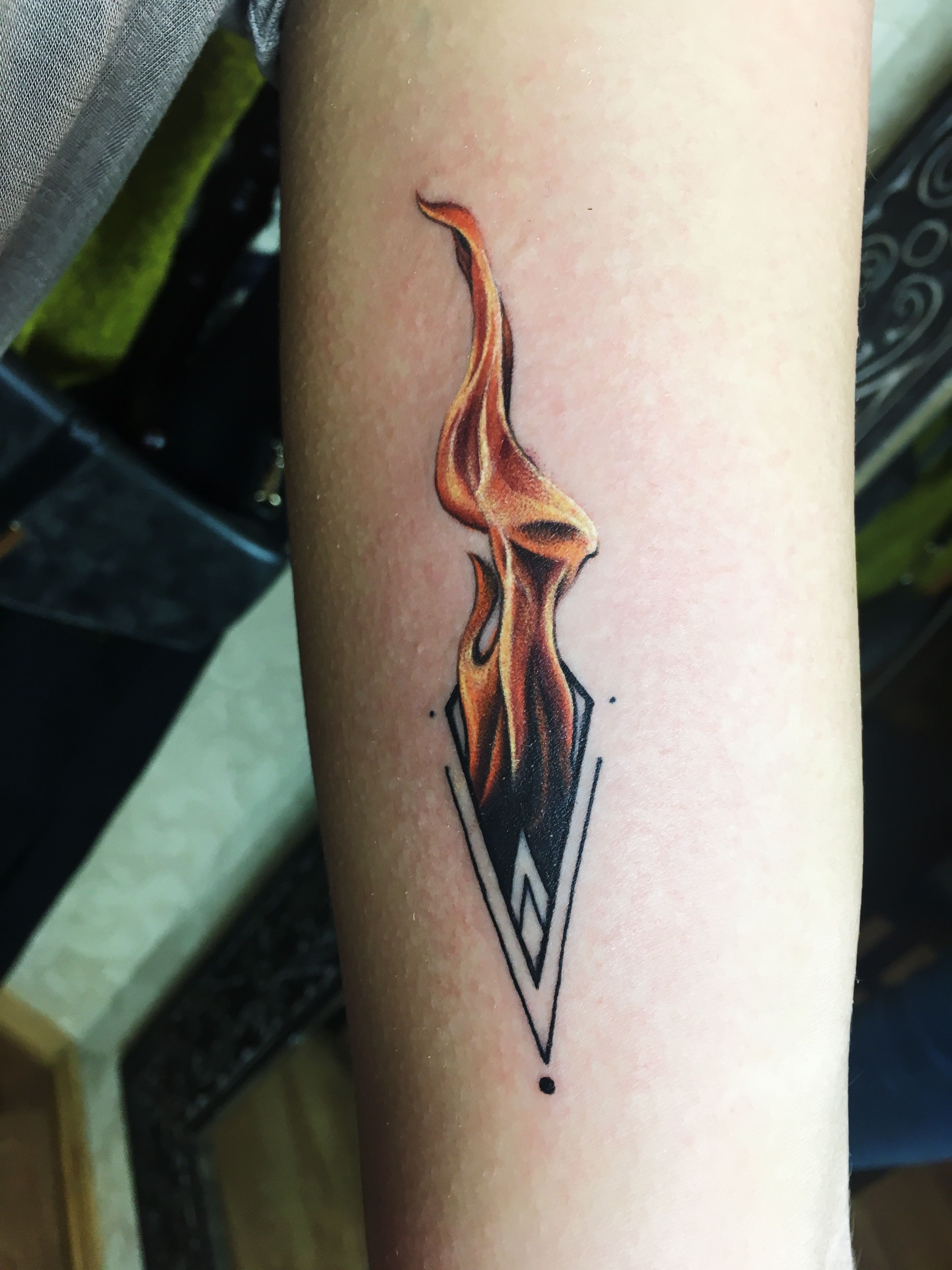 Flame tattoo -   21 forearm tattoo music
 ideas
