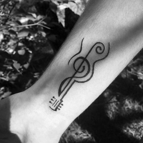 21 forearm tattoo music
 ideas