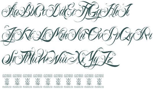 21 tattoo fonts print
 ideas