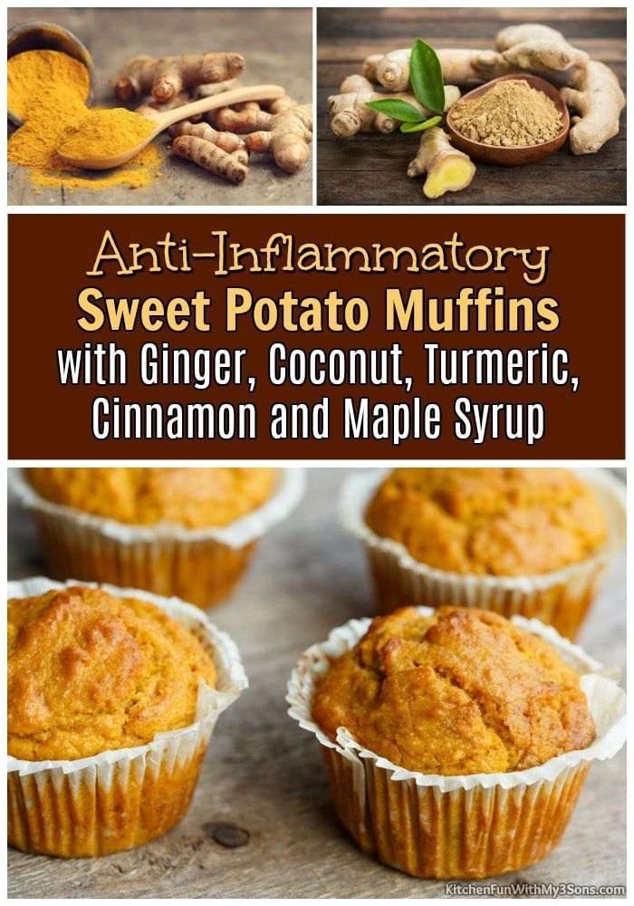 Sweet Potato Anti-Inflammatory Muffins -   22 anti inflammatory gluten free
 ideas
