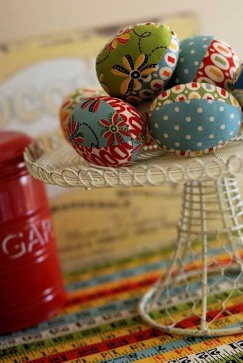 Fabric Easter Eggs – Free Sewing Tutorial -   22 easter crafts chicken
 ideas