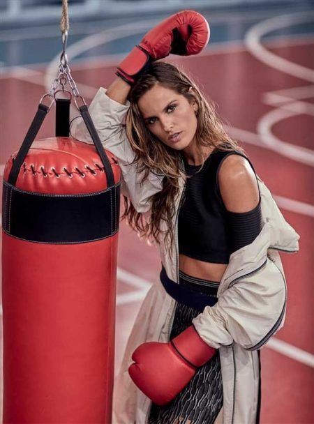 Izabel Goulart Channels Her Inner Sports Star in Glamour Brazil -   22 fitness photoshoot boxing
 ideas