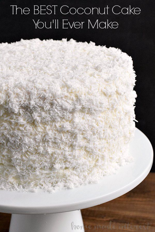 This is the best coconut cake recipe I’ve ever made. This easy coconut cake is moist and delicious and uses fresh coconut! -   23 coconut cake recipes
 ideas