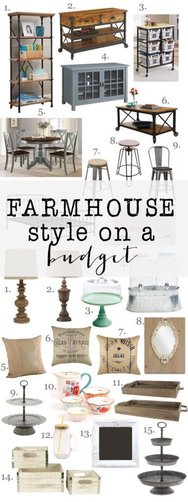 Looking for farmhouse style furniture and home decor, but don't want to break the bank. Check out these great items to give you Farmhouse Style on a Budget -   23 farmhouse style office
 ideas