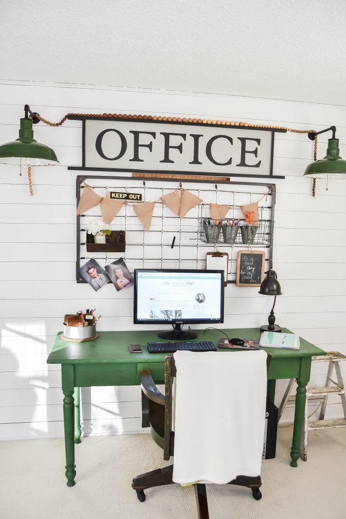 23 farmhouse style office
 ideas