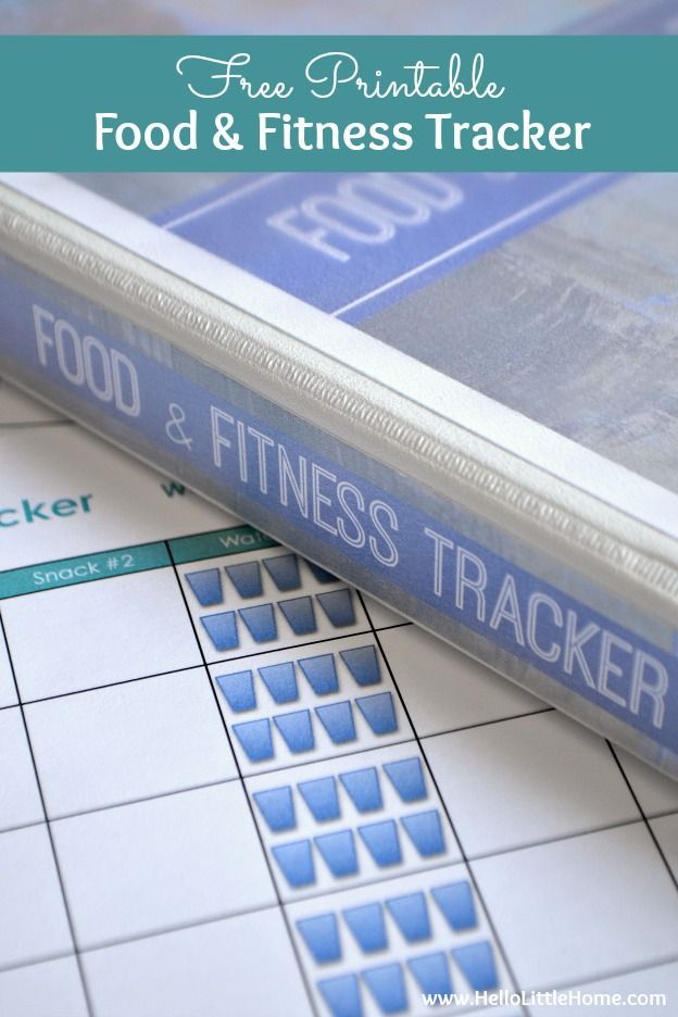 Free Printable Food and Fitness Tracker -   23 fitness tracker chart
 ideas