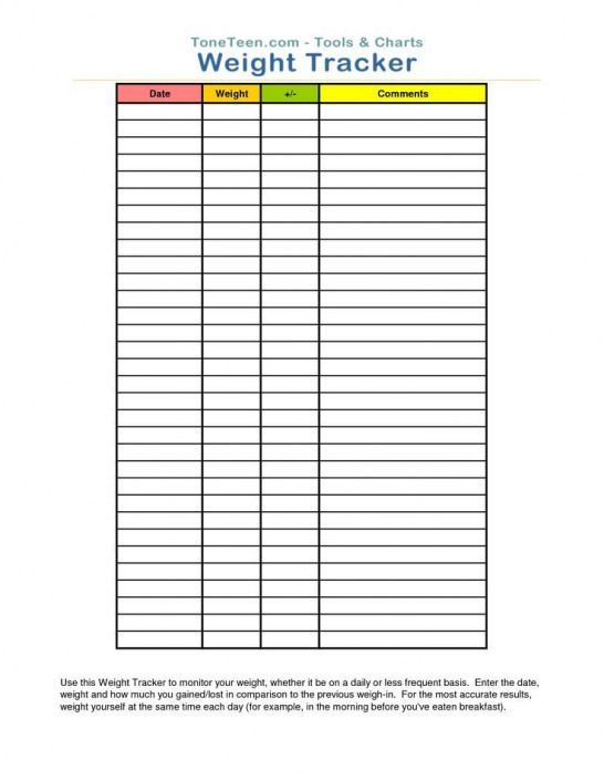 Lovely  7 Best Images of Free Printable Weight Loss Tracker - Free Printable Weight Tracker Chart Free Printable Weight Tracker Chart and Free Printable Weight Loss Chart #fatlossdiet -   23 fitness tracker chart
 ideas